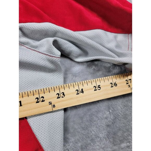 Arkansas Razorbacks Performance Polo Shirt Adult Large Red Adidas Climacool Mens - Picture 3 of 8